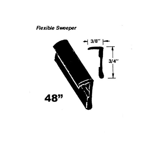 Flexible Sweeper For Ford 300 1963, Club 1961, Club Wagon 1962-1964; WC 23-48