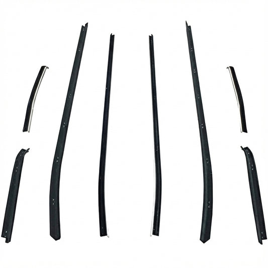 Window Sweeper Kit - Fastback (8 Piece) For Ford Mustang 1971-1973; WC 6900-23