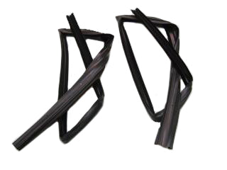 1977-1992 GM F/S 4 door rear window channel seals, pair