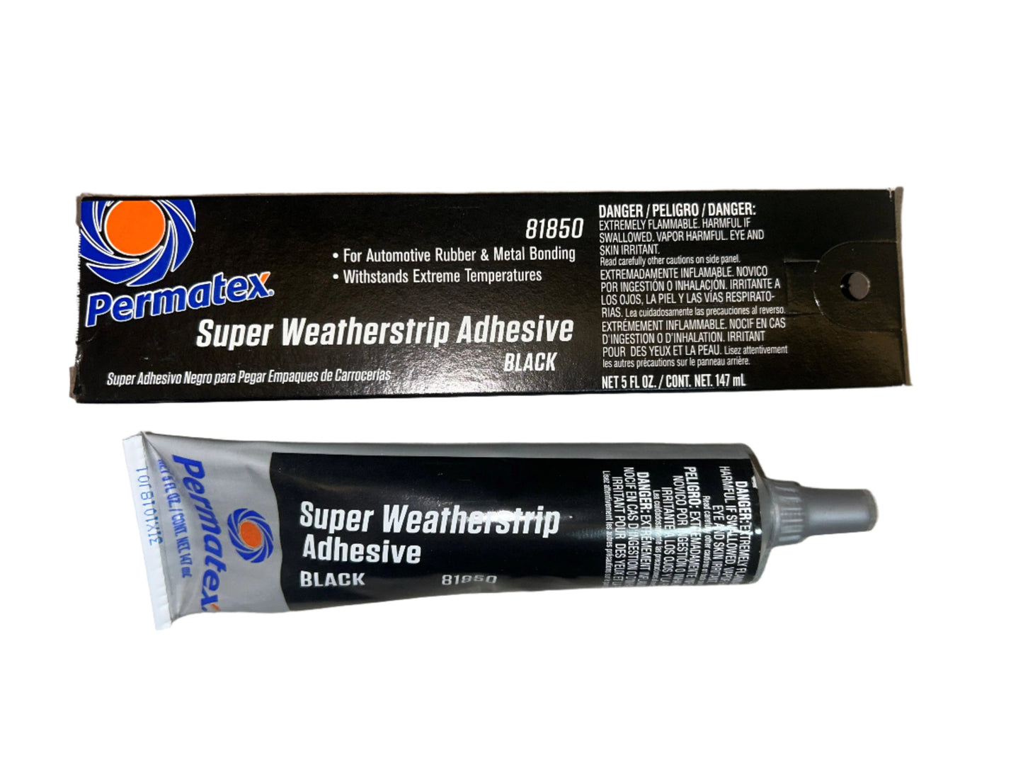 Permatex Weatherstrip Adhesive, 5-OZ tube