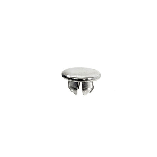 Chrome Plug Button 1/4" Hole Sz, .035" - .062" Max Working Thickness; WF 1000-A