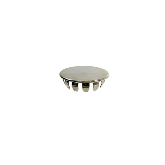 Chrome Plug Button 7/8" Hole Sz, .031"-.093" Max Working Thickness; WF 1000-G