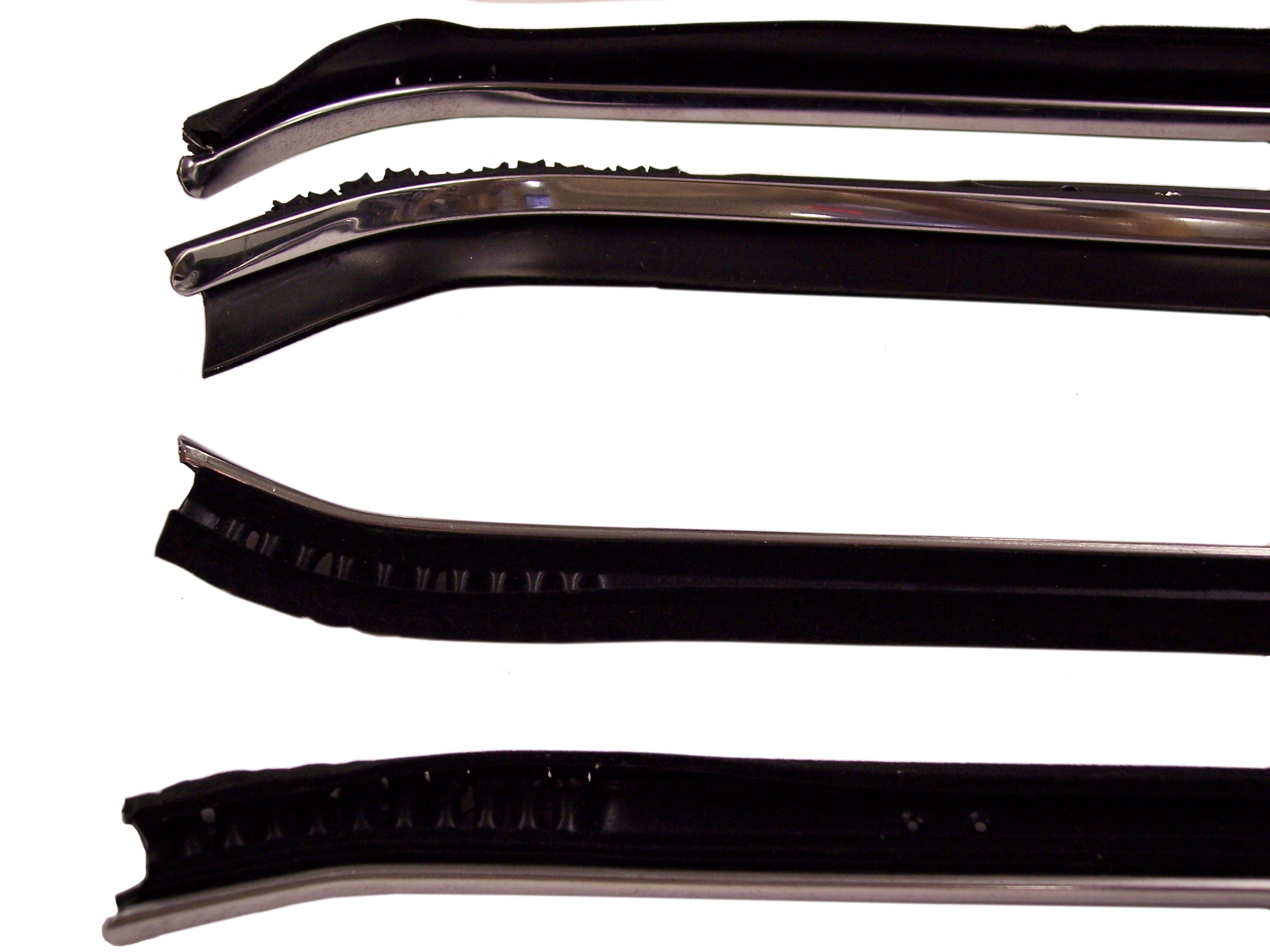 Front Door Window Sweep Seals For 1971-1976 Chevy Impala/Caprice 4-Door Hardtop – PRP, 4 Pcs