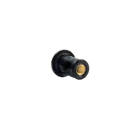 Expansion Rubber Well Nut 10-32 Thread Size, 0.665 in. Overall length; WN 4