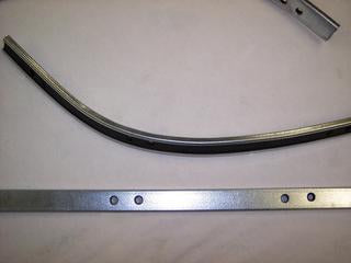 1957-1958 Ford & Mercury convertible rear tacking rail