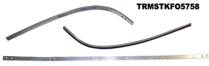 1957-1958 Ford & Mercury convertible rear tacking rail