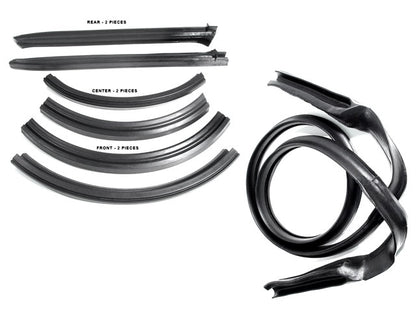 1963-1965 Dodge & Plymouth 'B' body convertible top weatherstrip set