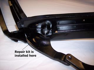 1968-1972 Buick, Chevrolet, Oldsmobile & Pontiac 'A' body (small series) side rail pivot repair kit