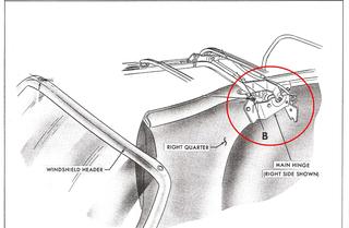 1972-76 main pivot bracket