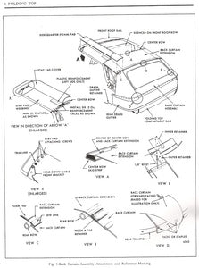 1971-1976 full size GM scissor top repair manual