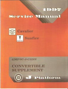 1995-2000 Cavalier & Sunfire convertible service manual