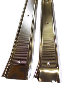 1965-1970 Cadillac Calais & DeVille 2 door hardtop or convertible door sill threshold plates.