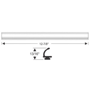 1961-1964 Buick Invicta, Wildcat & LeSabre convertible rear quarter window seals, pair