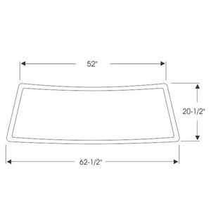 1960-1965 Ford Falcon & Ranchero and Mercury Comet 2 & 4 door sedan & wagon windshield gasket seal