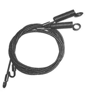 1956 to 1994 VW Beetle convertible top hold down tension cables and springs, pair.