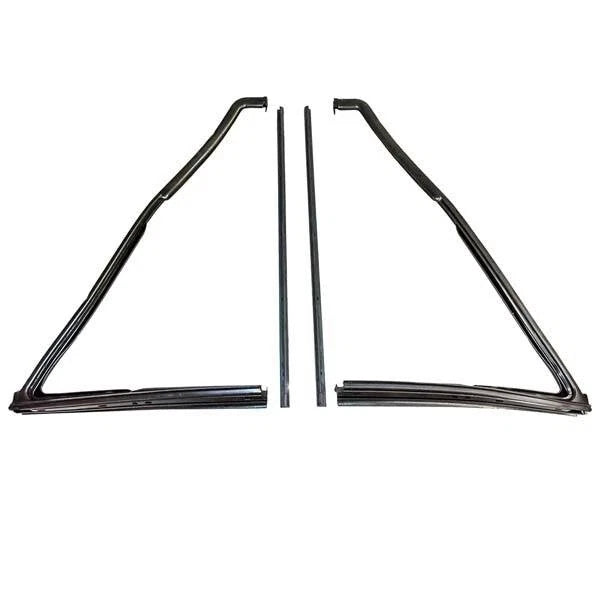 1966-1977 Ford Bronco new vent window weatherstrip seals, pair