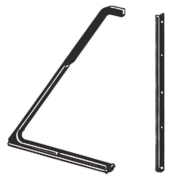 1966-1977 Ford Bronco new vent window weatherstrip seals, pair