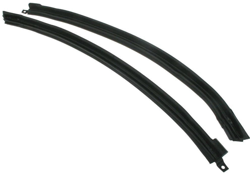 1964.5-1968 Ford Mustang new convertible A-pillar post weatherstrip seals, pair