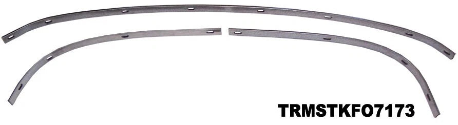 1971-1973 Mustang & Cougar convertible top rear tacking rail strip