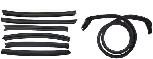 1965 Dodge Custom 880 new convertible top front & side weatherstrip seals, 8 pcs