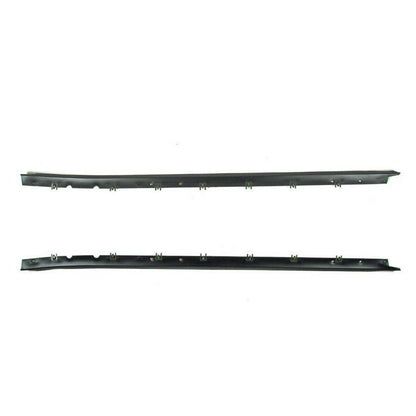 1984-1996 Chevrolet Corvette outer belt line molding, window sweep seals, pair