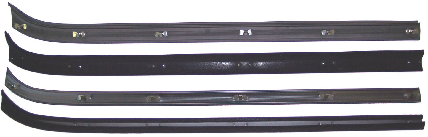 1973-1979 Ford F150, F250, F350, Bronco window sweep seals, belt line molding