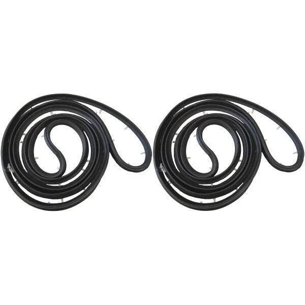 1967-1968 Full size GM 'B' body 4 door sedan front door weatherstrip seals, pair