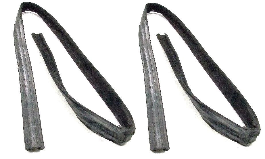 1983-1992 Ford Ranger & Bronco II door window channels (with vent windows), pair
