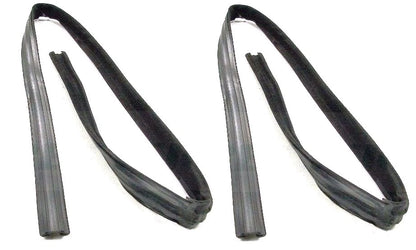 1983-1992 Ford Ranger & Bronco II door window channels (with vent windows), pair
