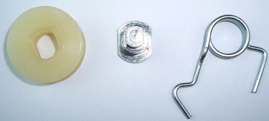 1967-1969 Camaro Firebird rear quarter window plastic roller guide kit & spring