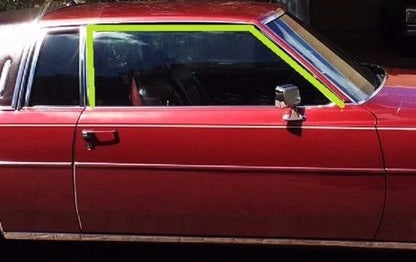 1980-1990 Cadillac DeVille & Fleetwood/Chevy Caprice & Impala 2 door side window channel weatherstrip seals, pair