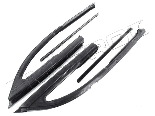 1966-1967 A Body 2 door vent window weatherstrip seals, pr