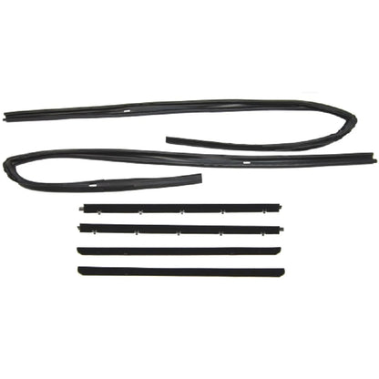 1982-1994 Chevrolet S10 & S10 Blazer GMC S15 Jimmy window sweep seals & channels