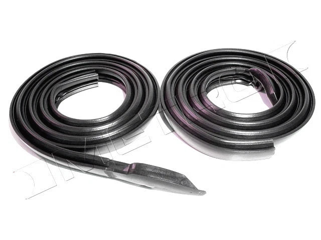 1966-1967 "A" Body 4 door hardtop new roof rail weatherstrip seals, pair